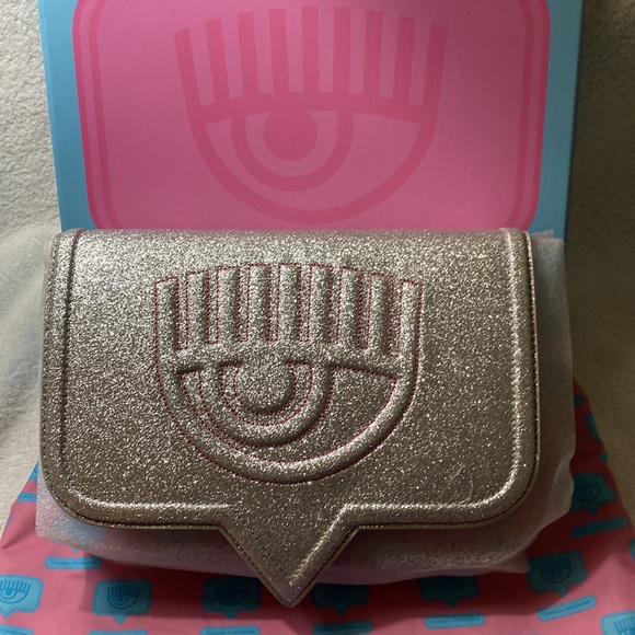 Chairs Ferragni big glitter eye like bag silver - Picture 3 of 5